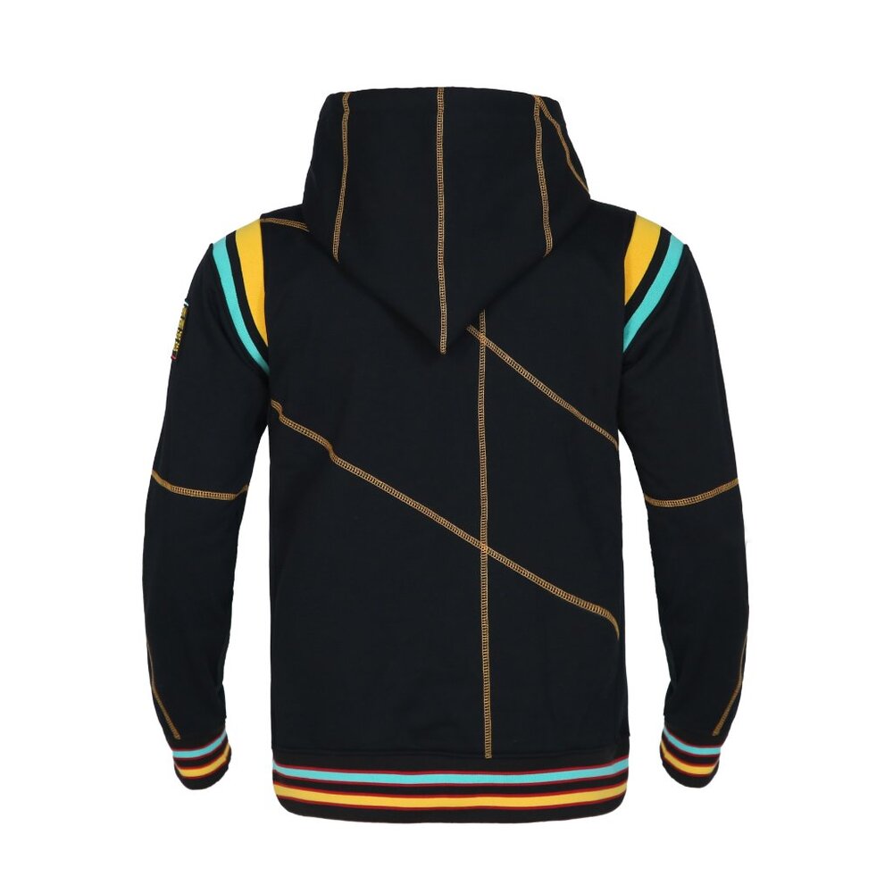 AACA 90s Style Hoodie Hip Hop Colorblock Sweatshirt HBCU Pride Gear, Black - Picture 2 of 6